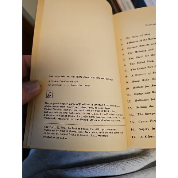 Winchester Western Ammunition Handbook 1964 FIrst Printing EUC - Picture 5 of 5